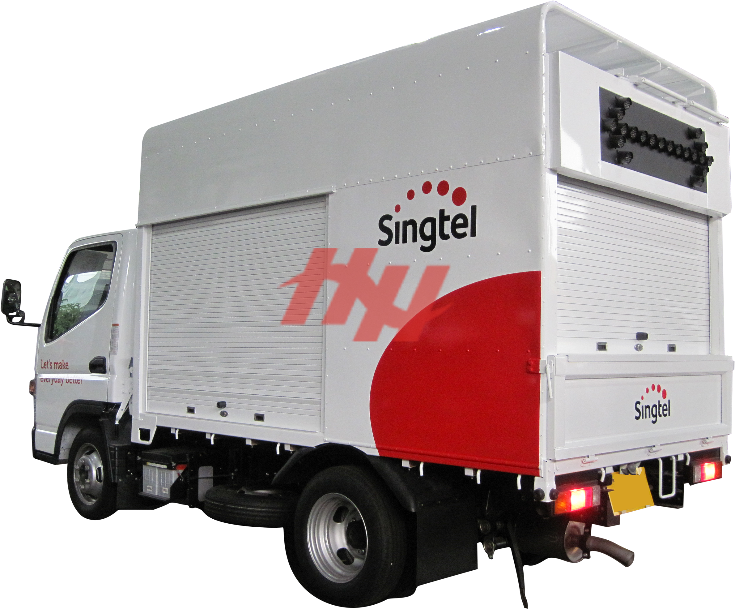 Singtel Branded Commercial Lorry