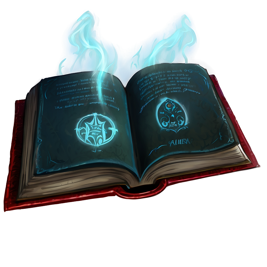 Sinister Dark Magic Grimoire Png Qab99