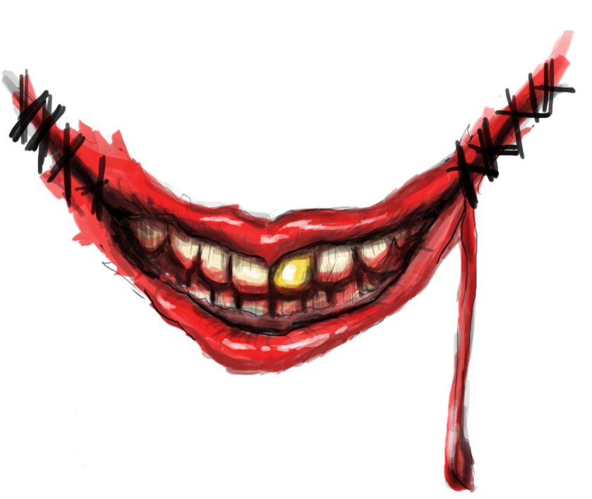 Sinister Smiling Mouth Artwork