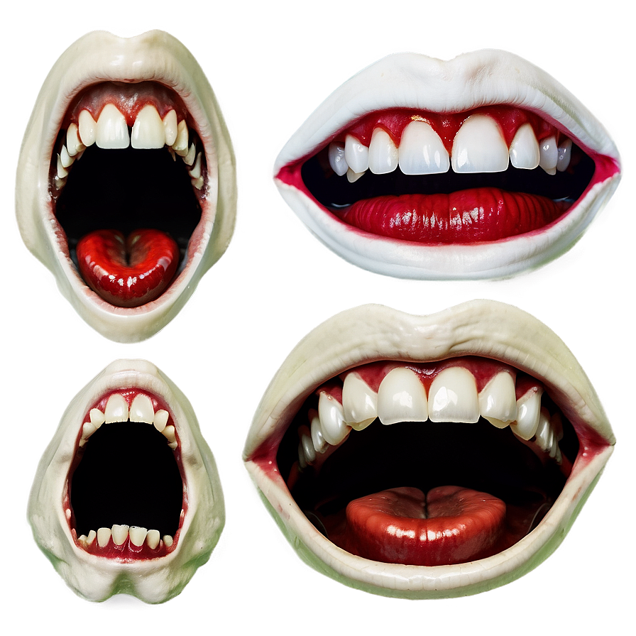 Sinister Vampire Mouth Png 94