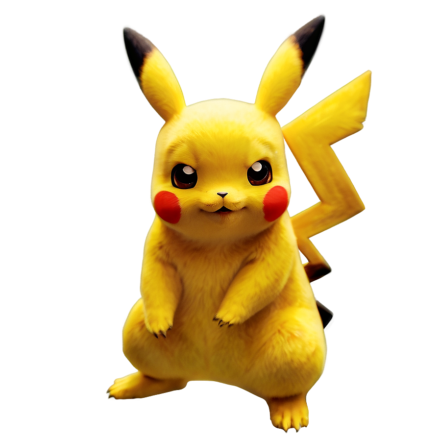 Sitting Pikachu Transparent Png 05262024