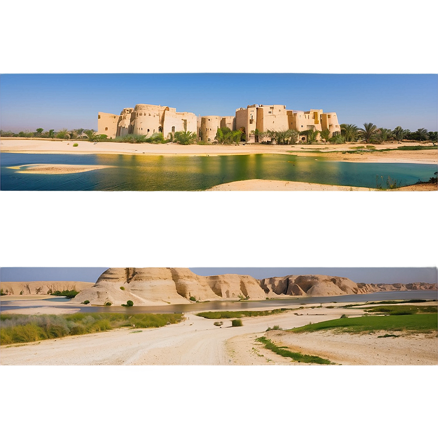 Siwa Oasis Egypt Landscape Png 06232024