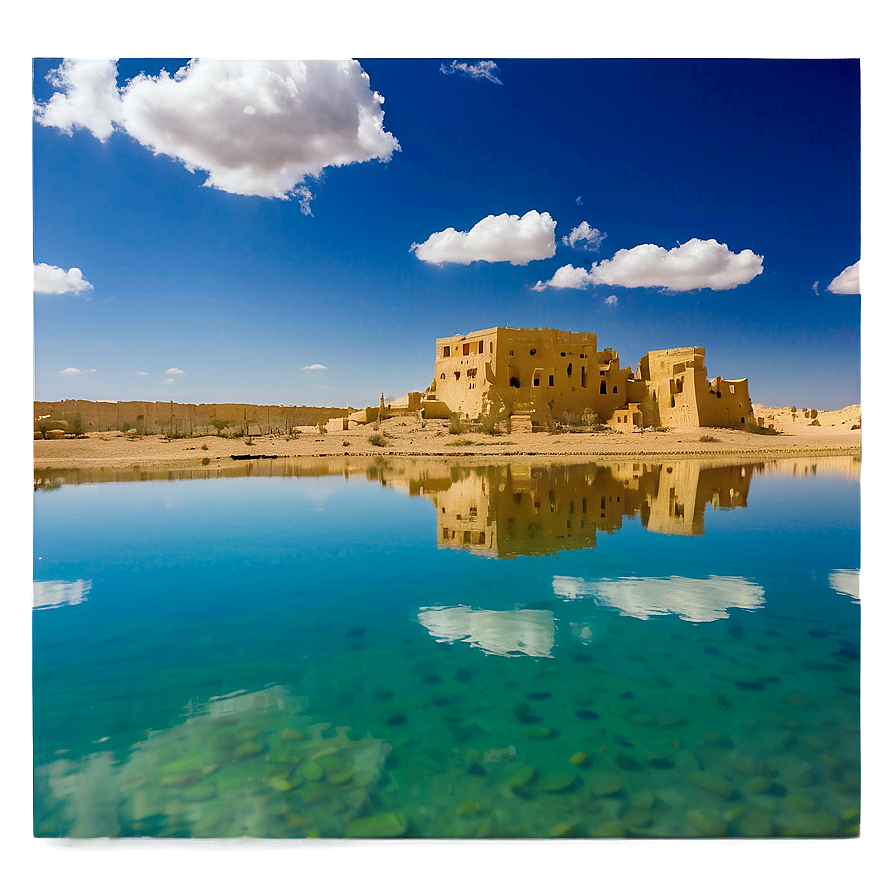 Siwa Oasis Egypt Landscape Png Obq84