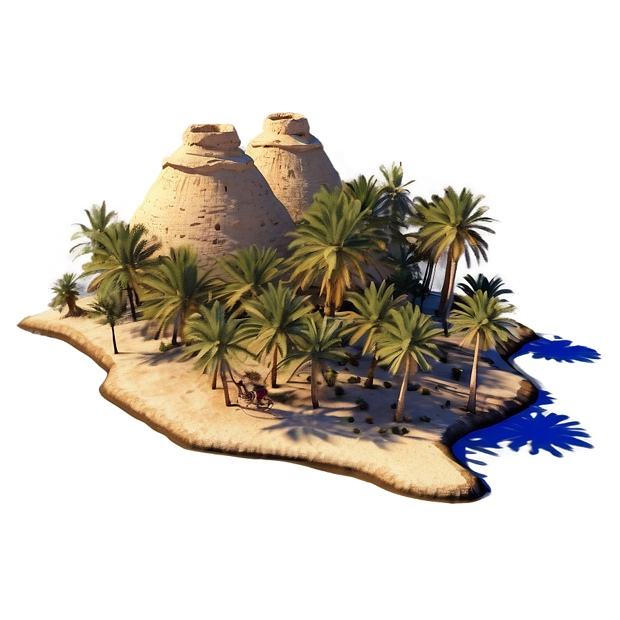 Siwa Oasis Egypt Landscape Png Oes1