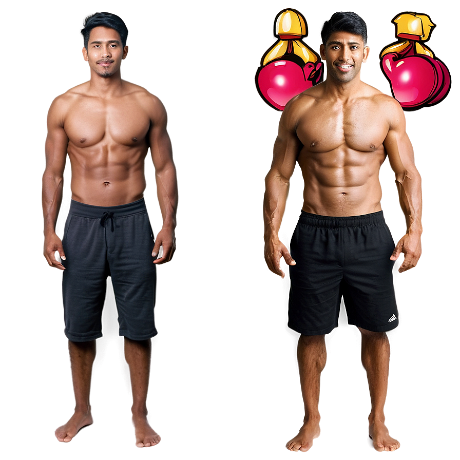 Six Pack Transformation Journey Png 66