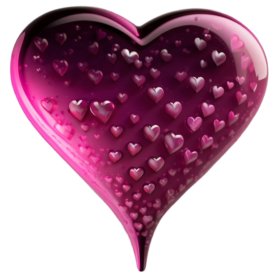 Sizzling Pink Hearts Png 6