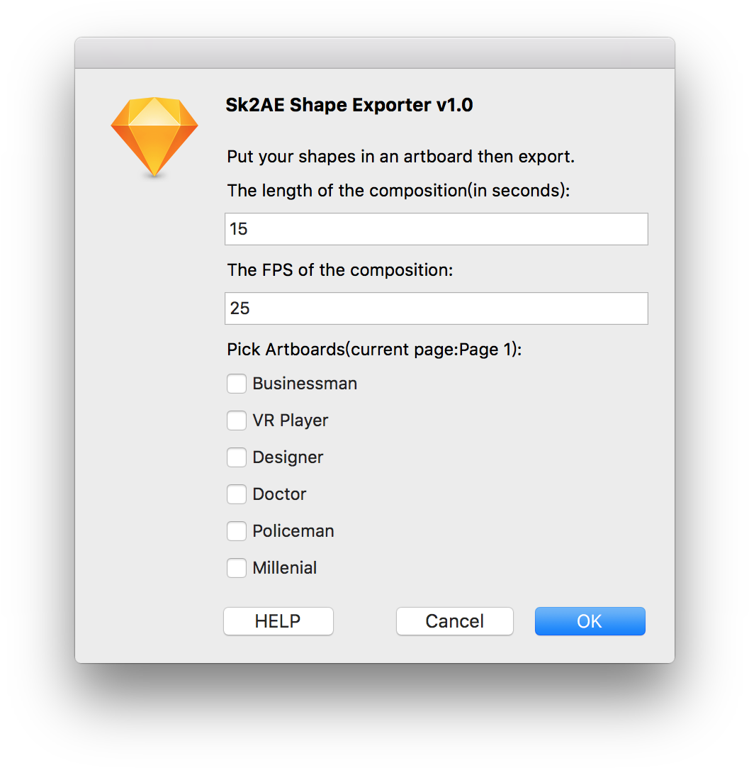 Sk2 A E_ Shape_ Exporter_ Dialog_ Box