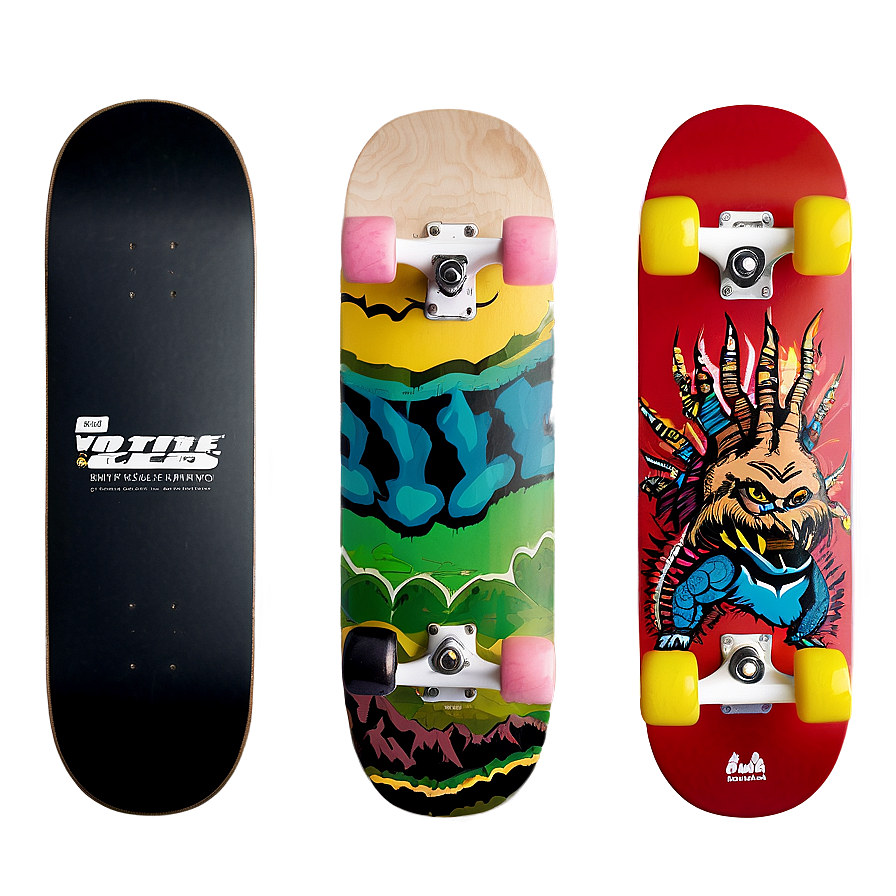 Skateboard Deck Collection Png Kpi75