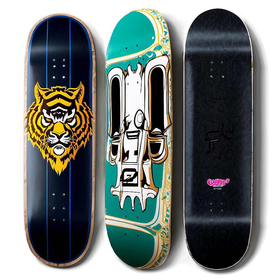 Skateboard Deck With Logo Png Mfw