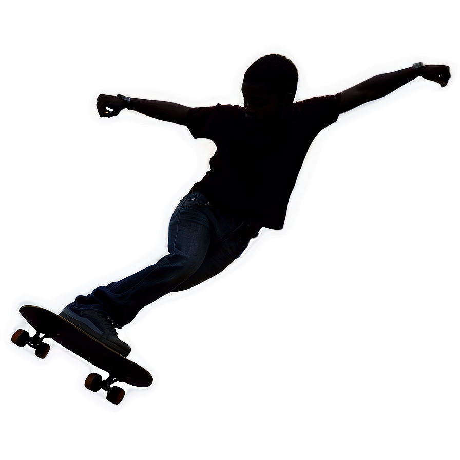 Skateboarding Silhouette Png Nmk