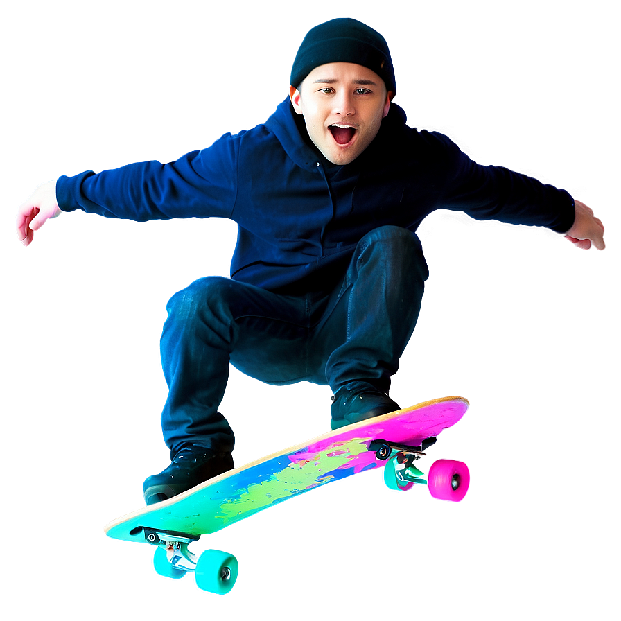 Skater Sketch Png 06252024