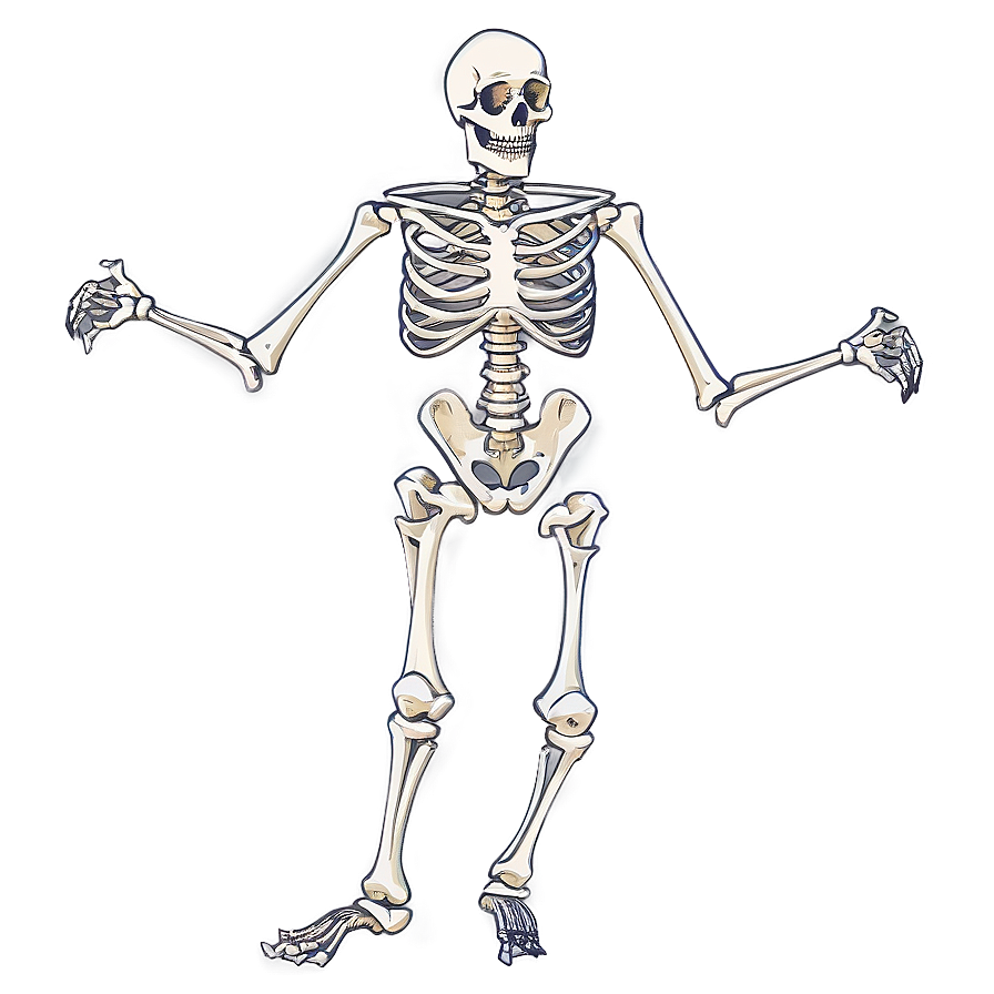 Skeleton Dancing In Costume Png Spu