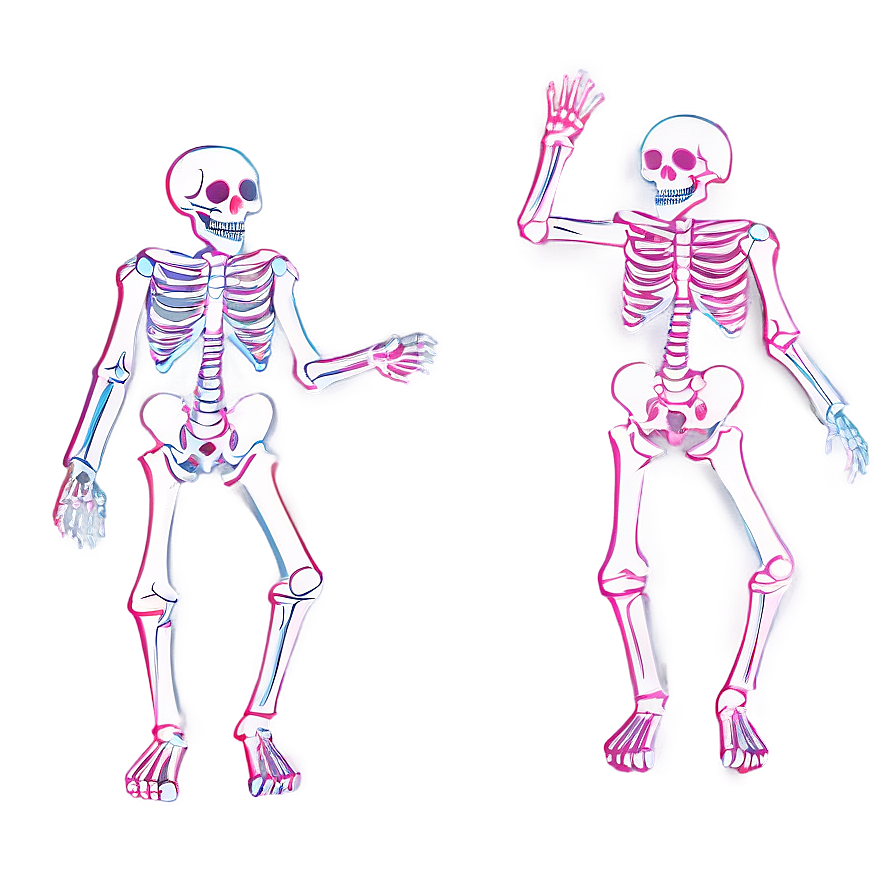 Skeleton Dancing With Candy Png 06282024