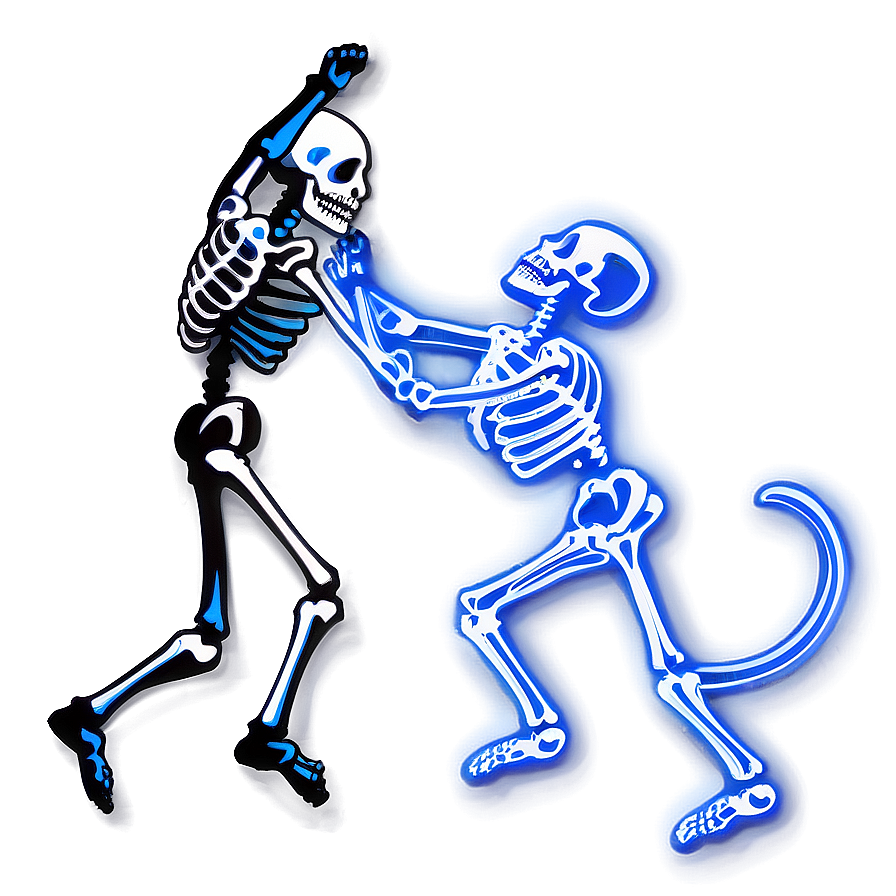 Skeleton Dancing With Cat Png Ovv