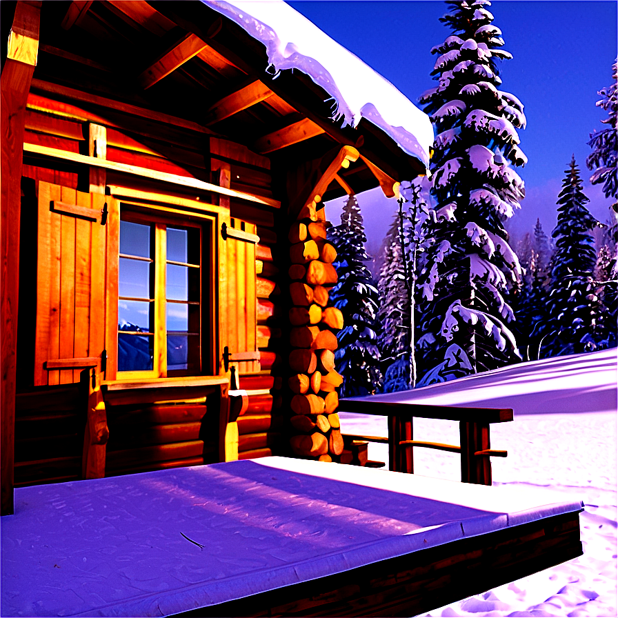 Ski Chalet Png 06132024