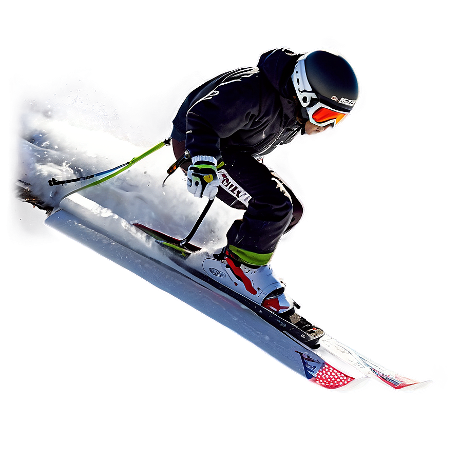 Skier In Action Png 75