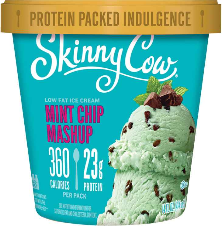 Skinny Cow Mint Chip Mashup Ice Cream