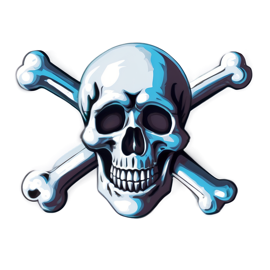 Skull And Crossbones Pattern Png Kjx61