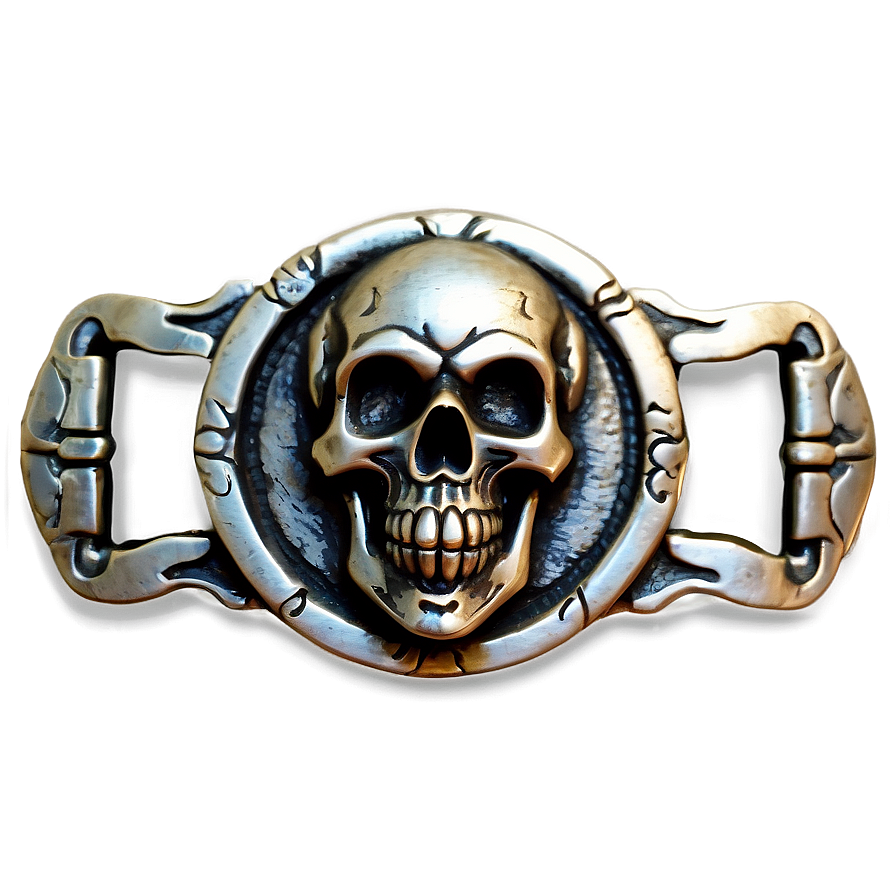 Skull Belt Buckle Png 06212024