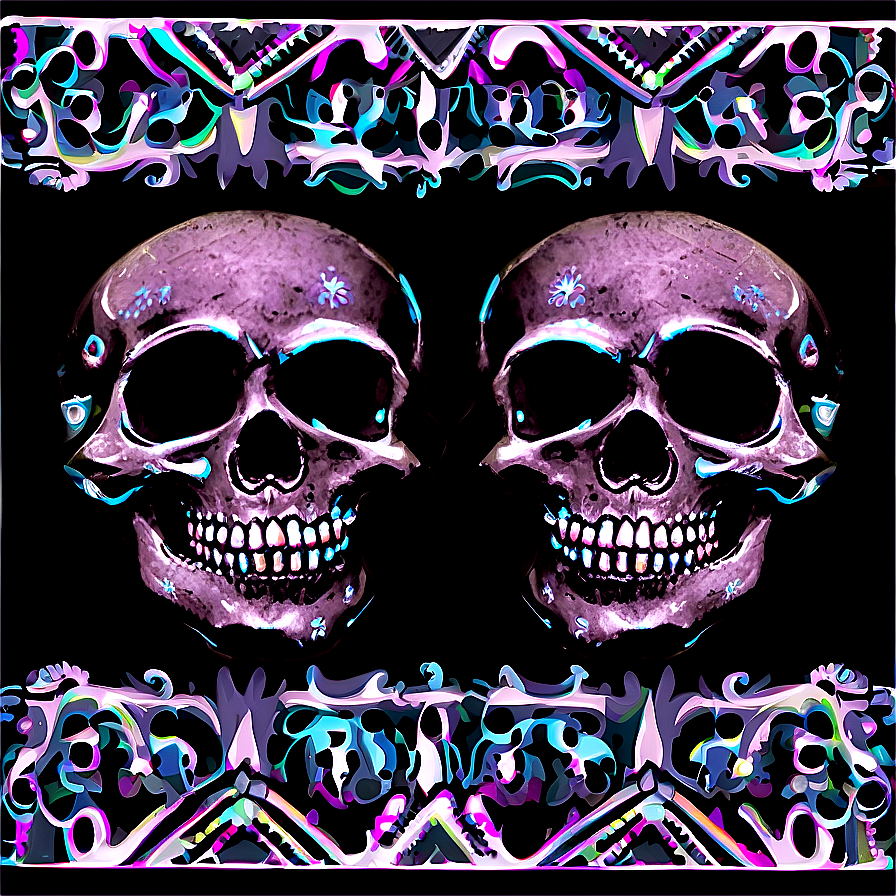 Skull Black Bandana Png Qwk19