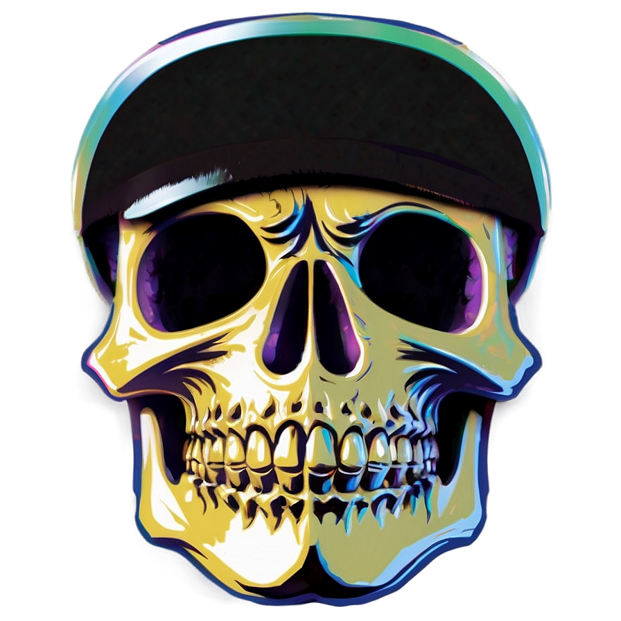 Skull Face Illustration Png Lrh79