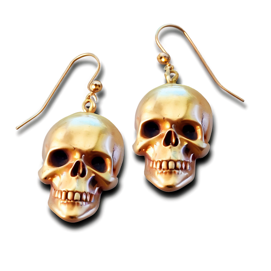 Skull Head Earring Png Uwt