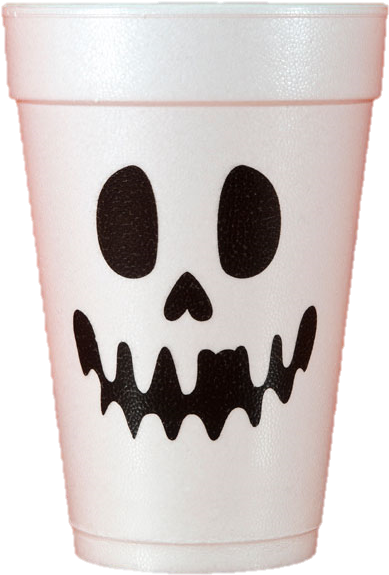 Skull Print Paper Cup