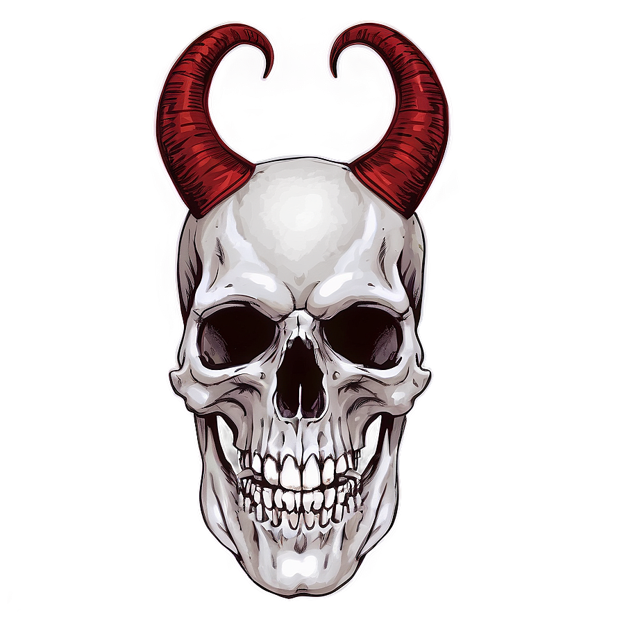 Skull With Horns Png Bet47