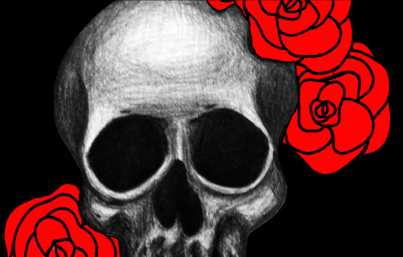 Skulland Red Roses Artwork