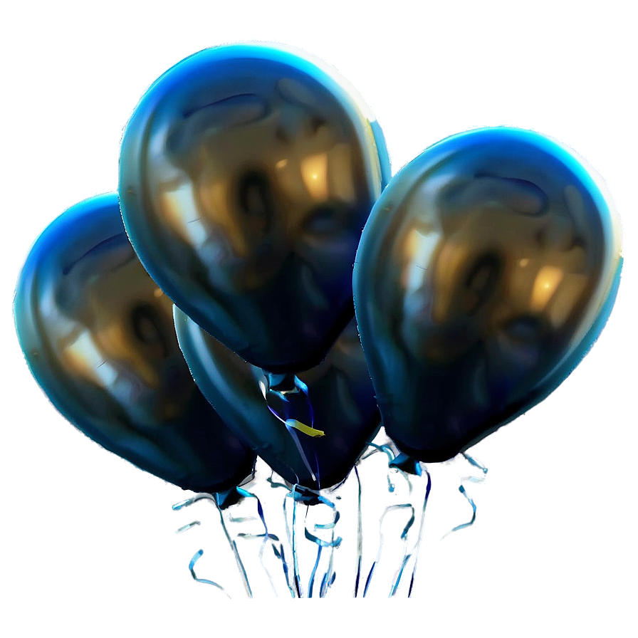 Sky Blue Balloons Png 06122024