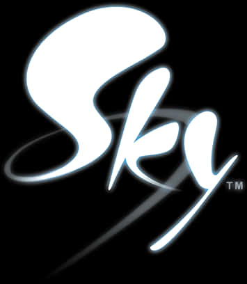 Sky Logo Neon Glow