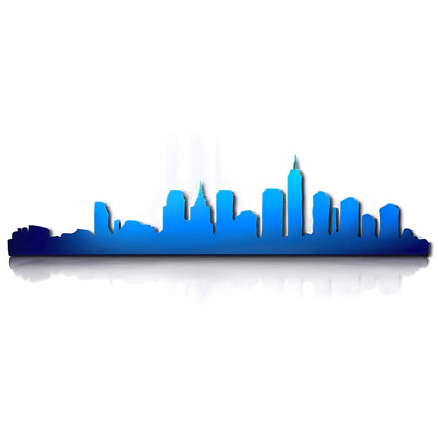 Skyline Blue Gradient Png Juq67