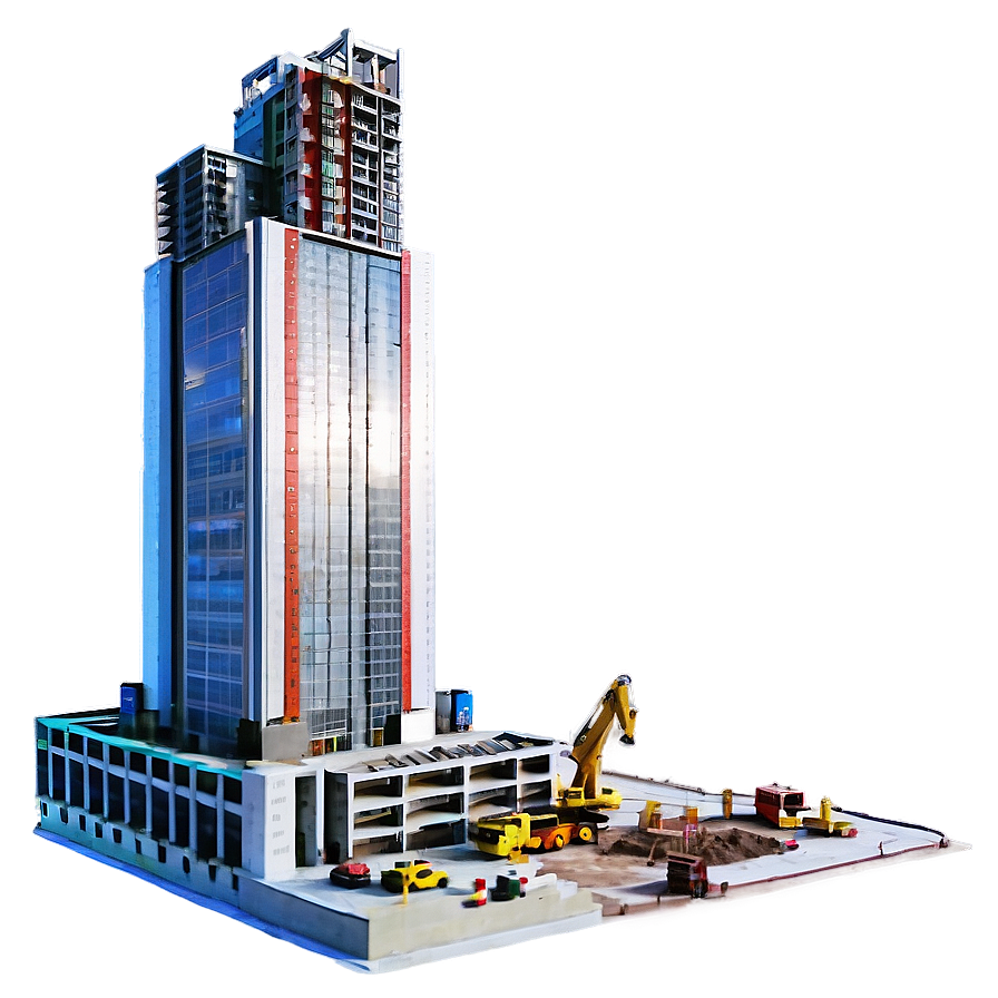 Skyscraper Construction Site Png 39