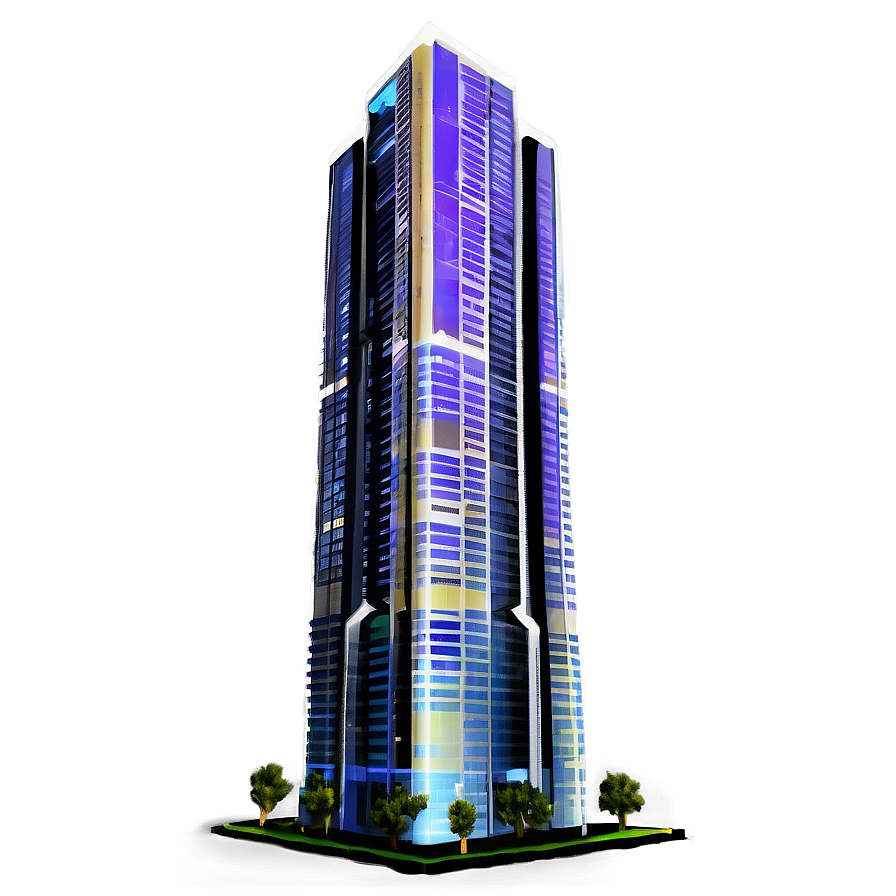 Skyscraper Illumination Png Goj