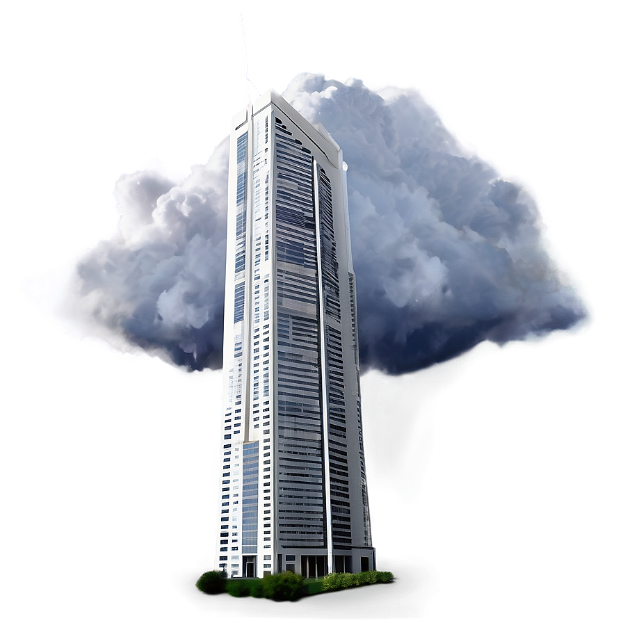 Skyscraper In Storm Png 05212024