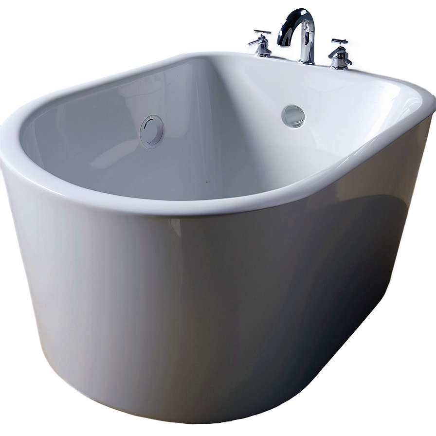 Sleek Acrylic Bathtub Png 06282024