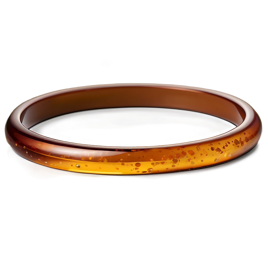 Sleek Amber Bangle Png 51