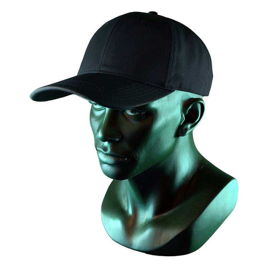 Sleek Black Baseball Cap Png 06122024