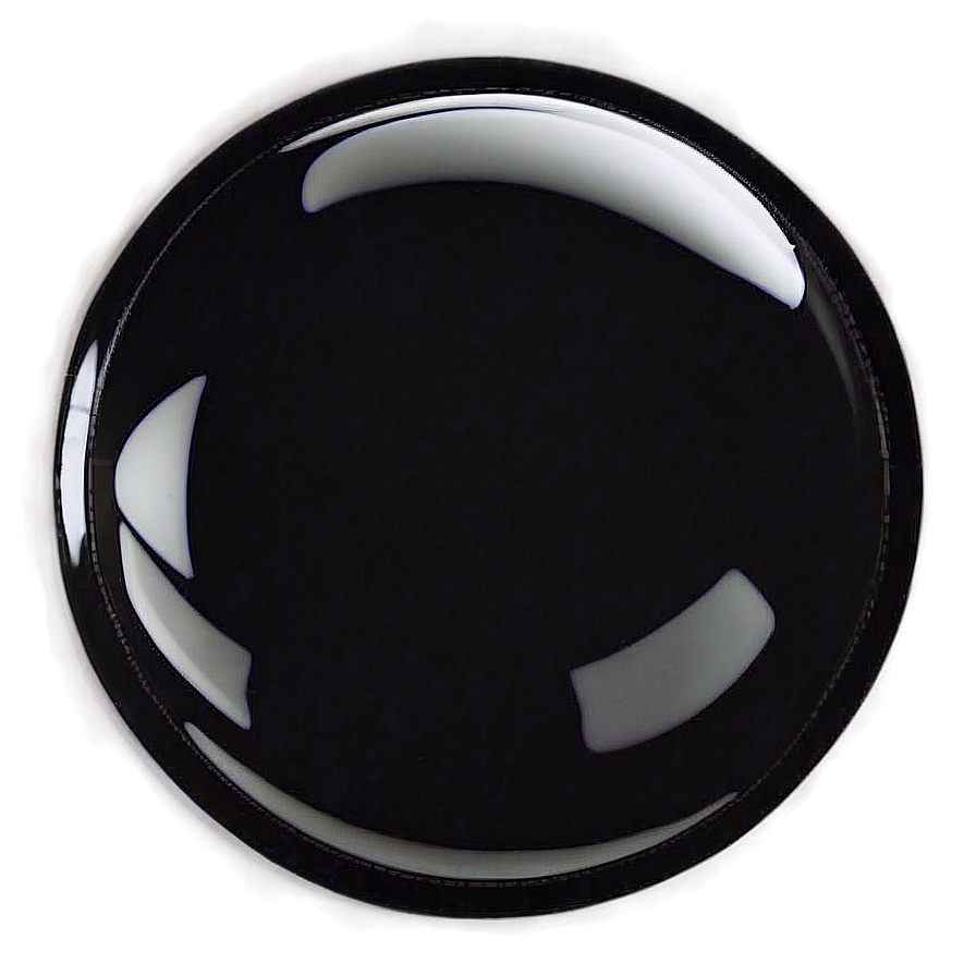 Sleek Black Circle Png Nfw54