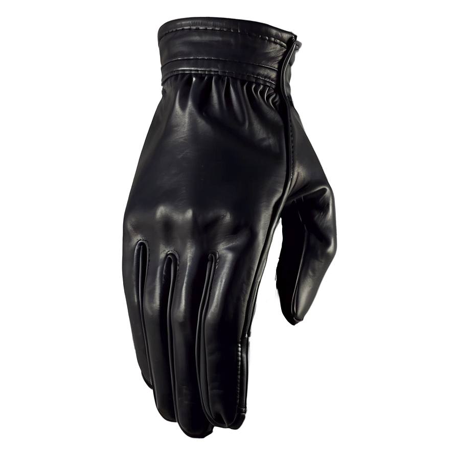 Sleek Black Formal Gloves Png 06282024