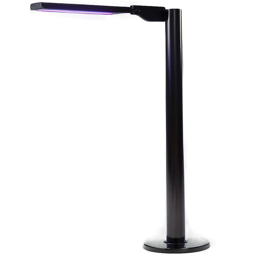 Sleek Black Light Post Png 06282024