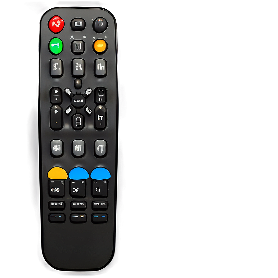 Sleek Black Tv Remote Png Tjj33