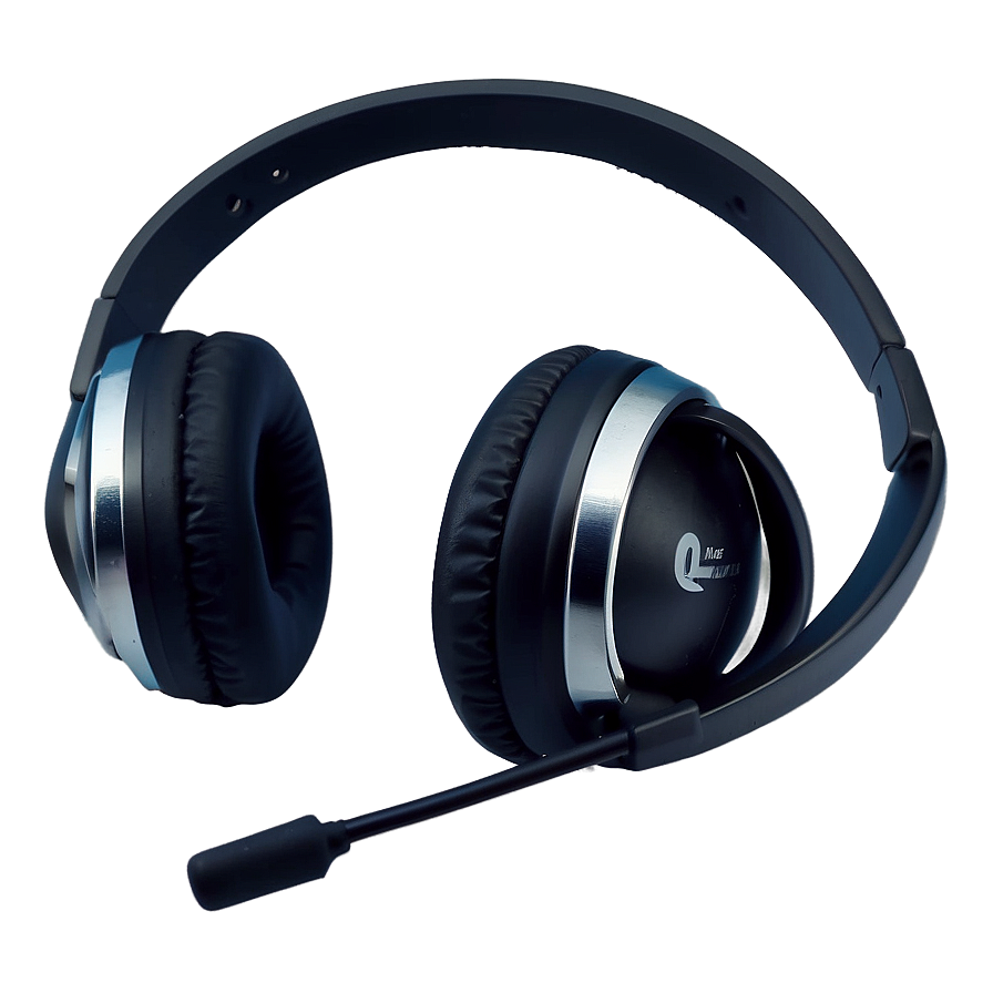 Sleek Design Headset With Mic Png 19