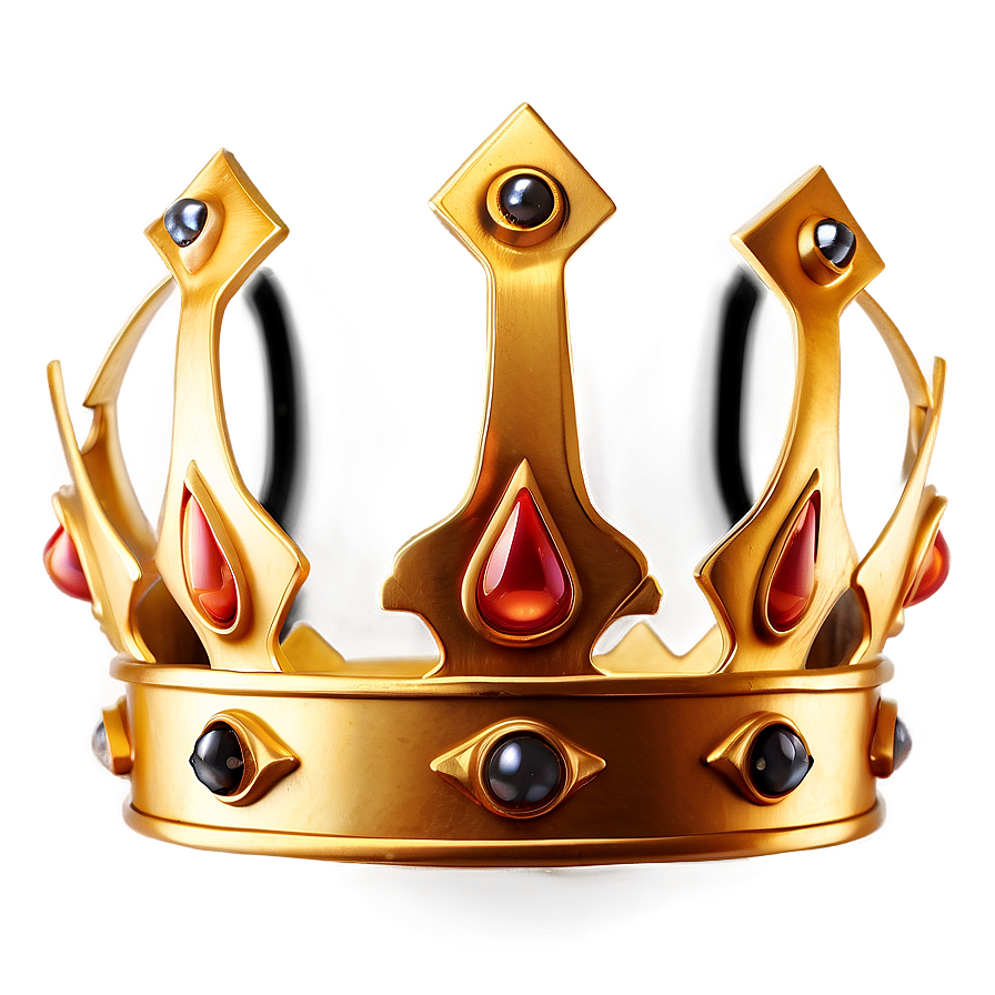 Sleek Golden Crown Png Rqh