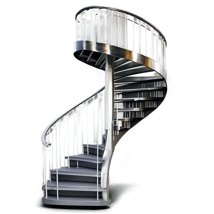 Sleek Iron Staircase Png Cfy