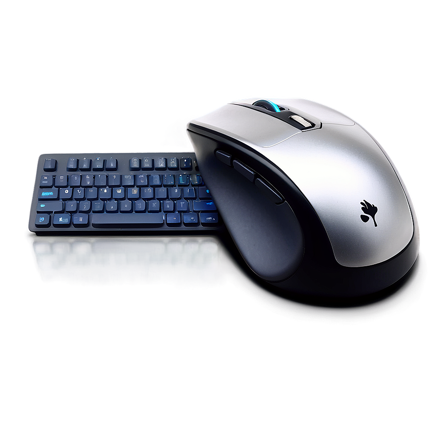 Sleek Minimalist Keyboard And Mouse Png Rhv5