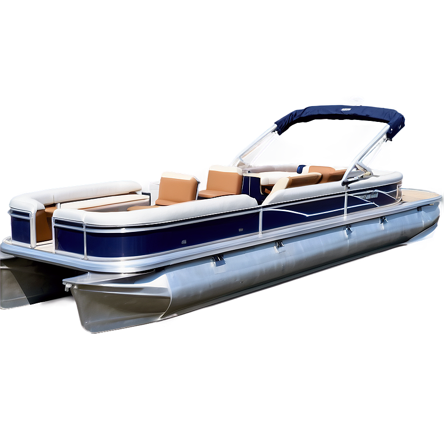 Sleek Modern Pontoon Boat Design Png 06292024