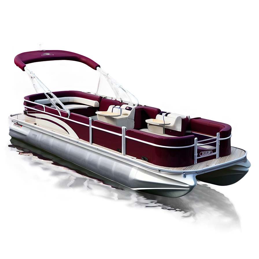 Sleek Modern Pontoon Boat Design Png Nkc