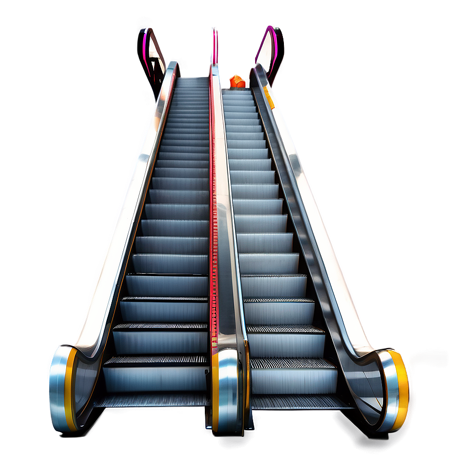 Sleek Office Building Escalator Png Fwt17