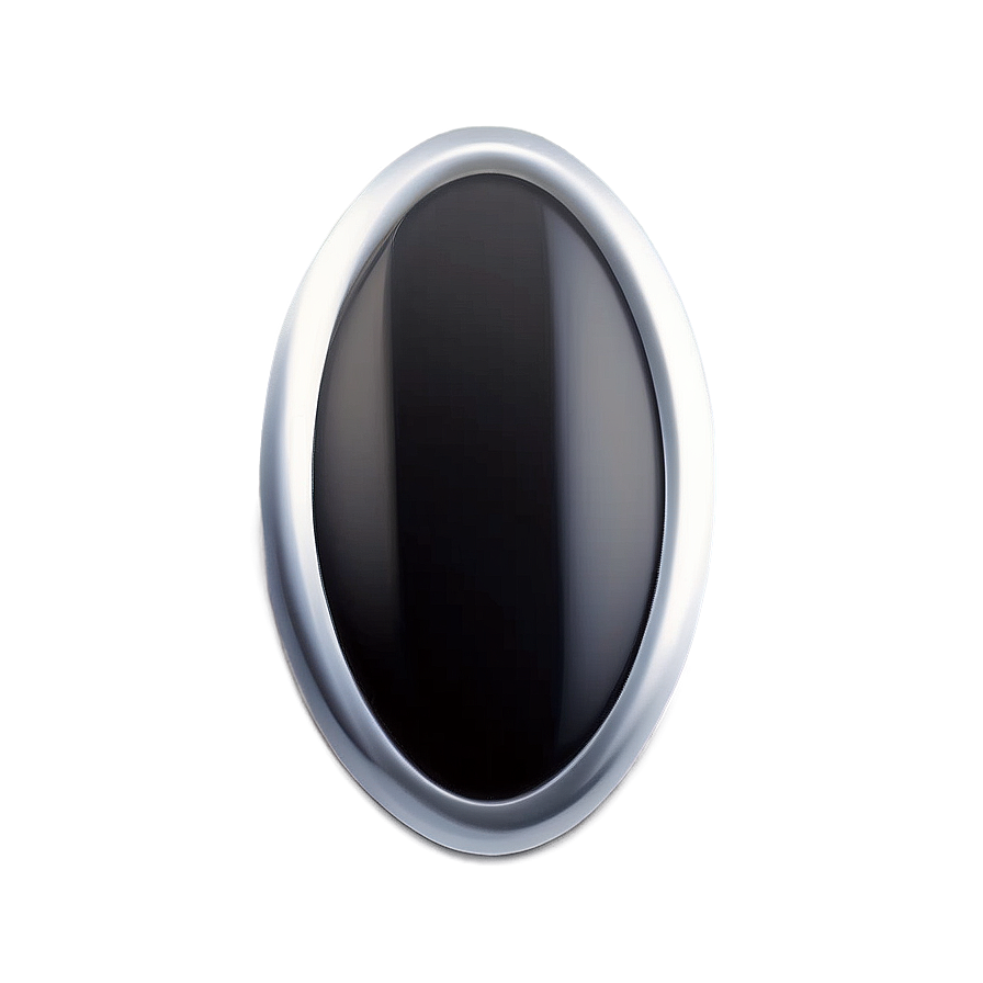 Sleek Oval Icon Png Deu